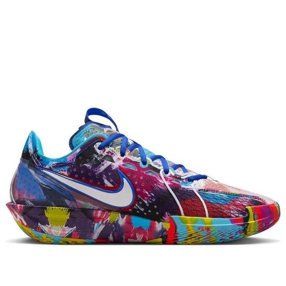 Mens Size 16 Nike GT Cut 3 x Jewell Loyd Paint Splatter Sneakers IF2523-100 main image 5